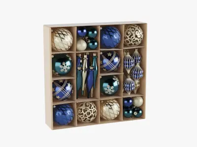  Christmas Ornament Set 02 