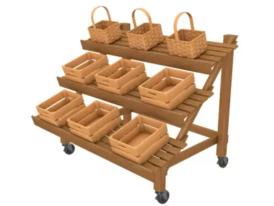 Bakery Display Collection 3D model