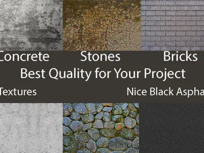 20 Main Environment PBR High Resolution Textures Pack Texture