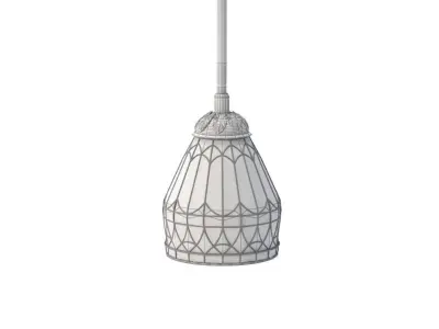 Astoria Grand Beverly 1 Light Single Bell Pendant 3D model