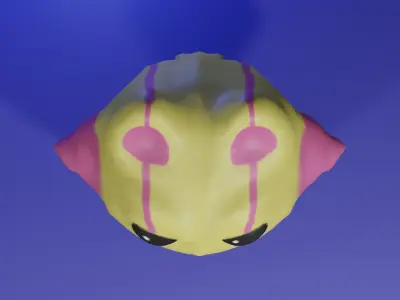 monster 3d model toy Low-poly 3D model