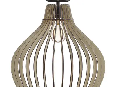 Barrel ceiling light 3D model
