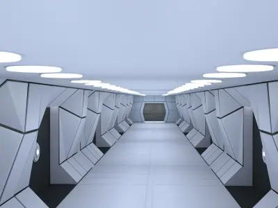 Sci Fi Interior 3D model