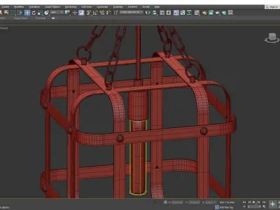 Colchester Pendant Light Low-poly 3D model