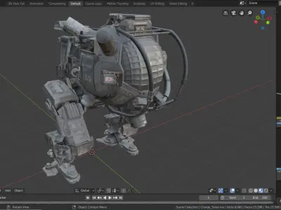 War Robot Character R05 3D model
