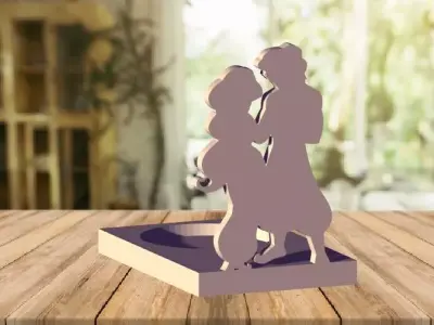 Aladdin Candle Holder 3D print model