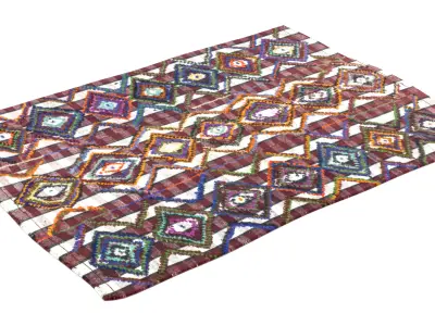 Carpets vintage turkish vol 05 3D model
