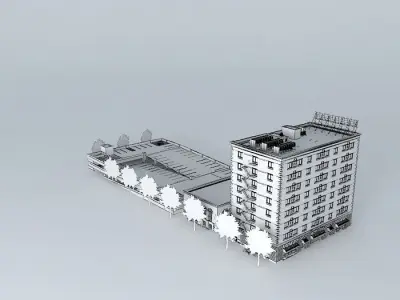 Hotel Rushman Free 3D model