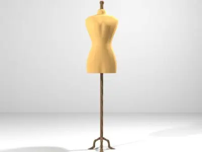 Mannequin - Dress Display 3D model