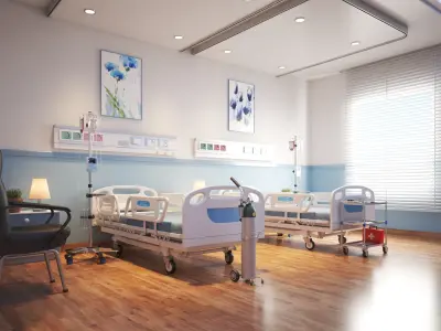  Hospital Room Interior 