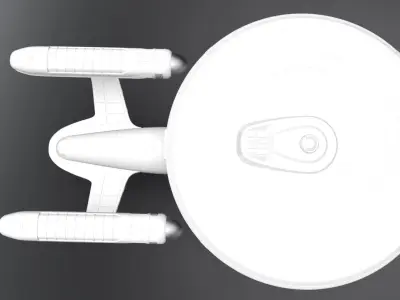 Enterprise  C Scale model   3D print model