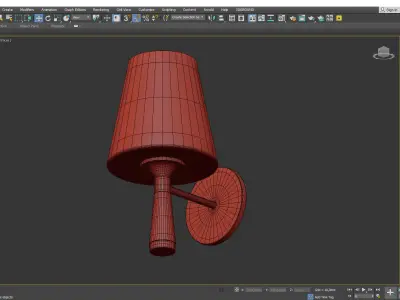 Ramsey  1 Light Wall Mount Low-poly 3D model