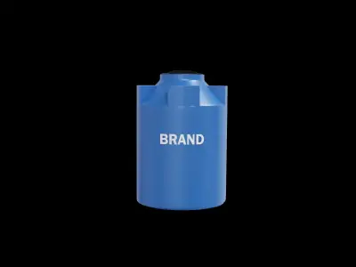 Plastic Water Storage Tank 3D model