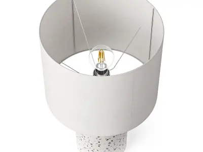 Fenton Terrazzo Table Lamp 3D model