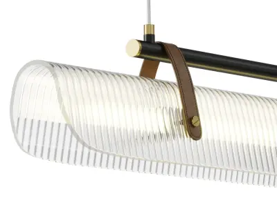 Nami Linear Chandelier Low-poly 3D model