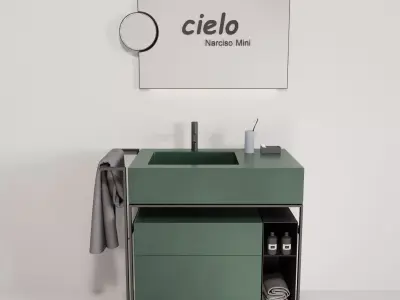 CIELO Narciso Mini washbasin  Low-poly 3D model