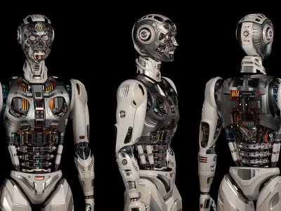 Robot Man 2 Rigged FULL EDITION 3D model