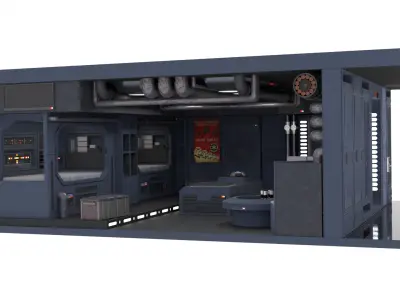 Set 2e - Trooper quarters 1-12 Scale Blackseries 3D print model