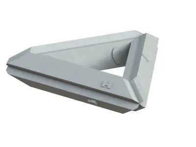 Sci Fi Object No 3846 Low Poly Low-poly 3D model