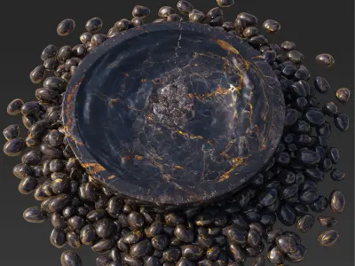 Water Bowl Fountain 3D model