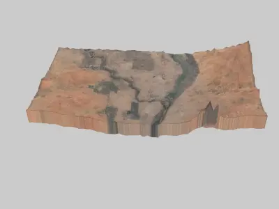 KHARTOUM City  Low-poly 3D model