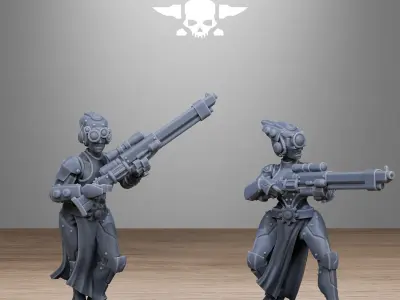 Scavenger Sisters Infantry 3D print model