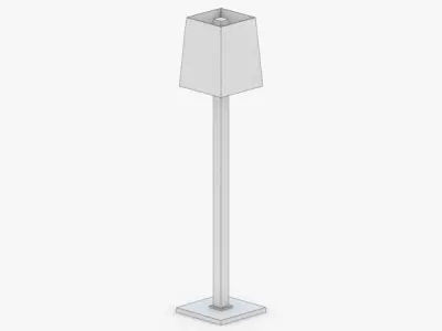 1432 - Floor Lamp Low-poly 3D model