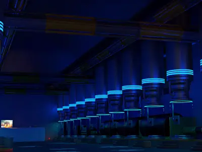 Sci-Fi Lab Facility 3D model