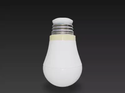 Corrugated LED Bulb 3D model