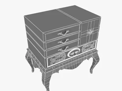 Boca Do Lobo Brooklyn Mini Bar 3D model