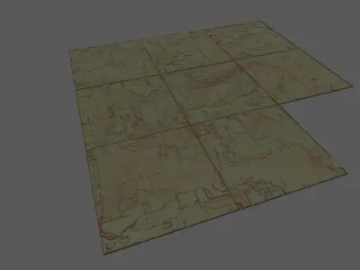 Sci-Fi Panels Set Textured 3D model