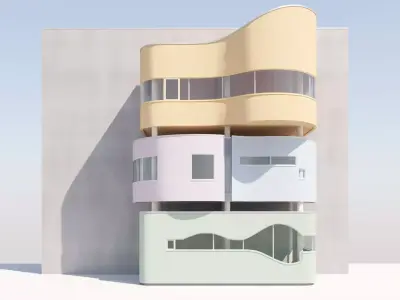John Hejduk WallHouse 2 3D model