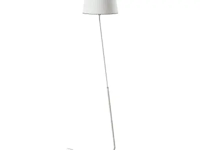 Hotel Floor Lamp White 3D model