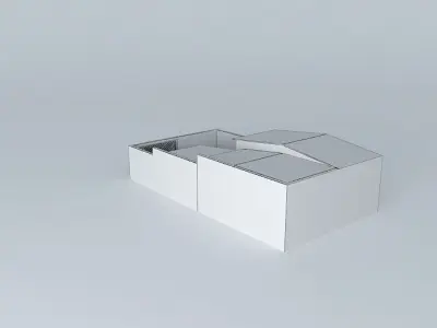 Garage exterior Free 3D model