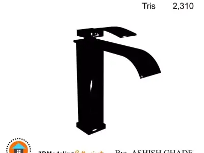 Faucet bottle Free low-poly 3D model