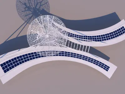 0199 - Landmark Solar Panel 3D model