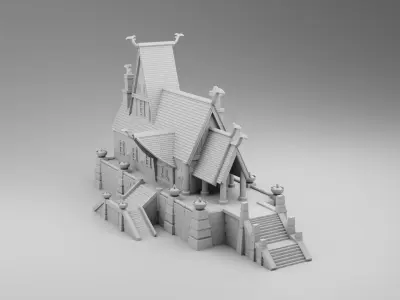 The house leader of the Vikings 3D print model