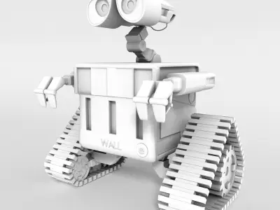 RIGGED Wall-E 3D model
