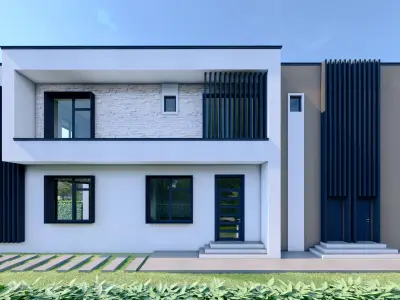 Modern House - ABD Low-poly 3D model