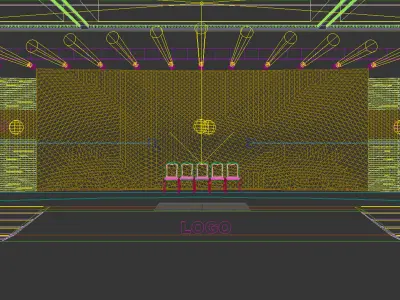 Virtual Stage  Free 3D model