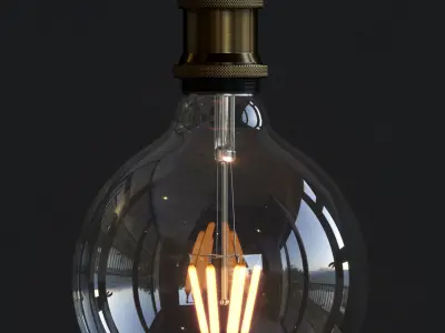 Vintage Bulbs 3D model