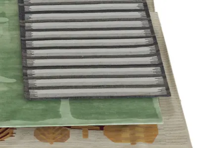 rug collection 02 3D model
