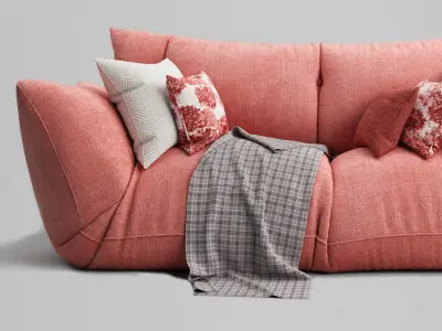 floor sofa anise  3D model