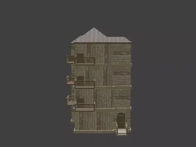House Model 86 Low-poly 3D model