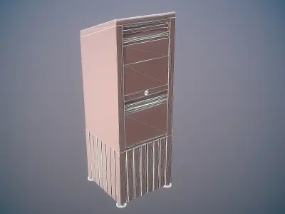 Canadian mailbox Low-poly 3D model