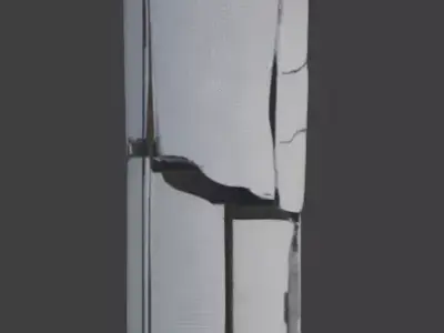 Urban Fallen Column 3D Model Low-poly 3D model