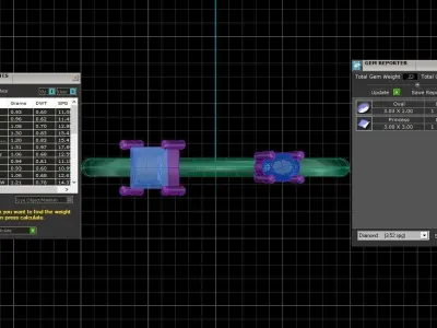 Women Open End Light Weight Band Ring 3D print model