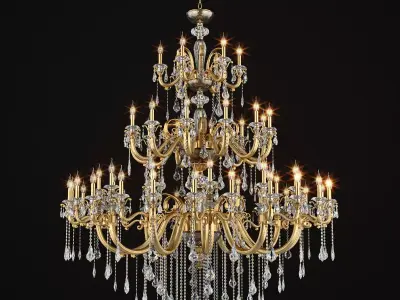 788542 Lusso Osgona Chandelier 3D model