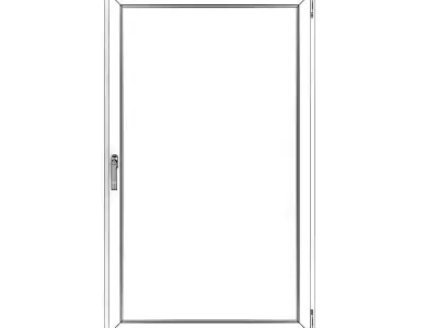 Wooden Window 02 3D model