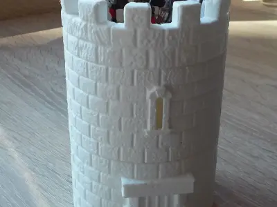 Stone tower - STL - Scenography - Tabletop - Diorama - Wargame 3D print model
